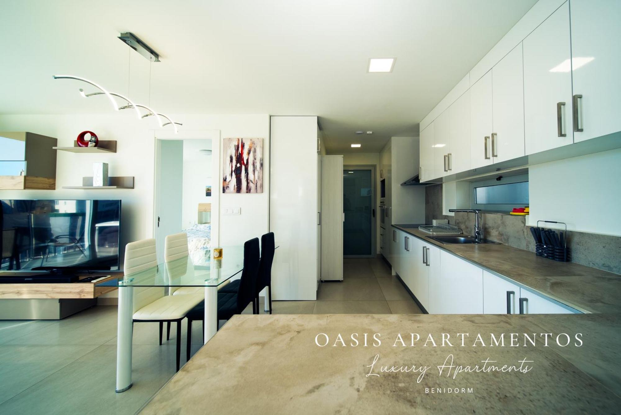 Apartamentos Oasis De La Cala Финестрат Экстерьер фото
